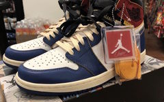 现货 $1,500 刀！Union x Air Jordan 1 释出实物细节图片！