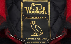 OVO 与户外老牌 Woolrich 合作，即将推出联名御寒夹克