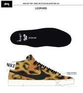 Nike SB x Stussy设计图流出！