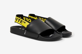 Off-White 推出「Industrial Belt」风格皮革拖鞋