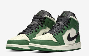 有点好看！全新 Air Jordan 1 Mid SE “Pine Green” 即将发售