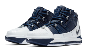 又一款OG配色回归！全新 LeBron 3 “Navy” 本月登场