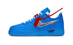 蓝色版 Off-White x Nike Air Force 1 揭开神秘面纱