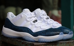 过分好看啊！蓝蛇 Air Jordan 11 Low 明年登场