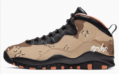 沙漠迷彩装扮！ Air Jordan 10“Desert Camo” 明年上架