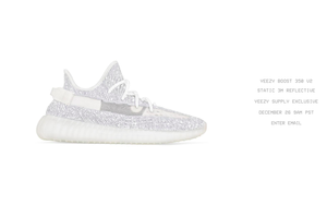 要为它熬夜吗？YEEZY Boost 350 V2 Static 反光版发售时间确认