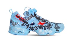 Vetements x Reebok 全新联名 Instapump Fury 2.0「Blue」鞋款