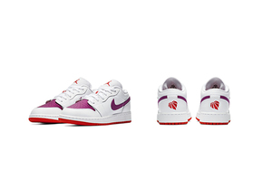 情人节配色！小姐姐专属 Air Jordan 1 Low GS 现已登场