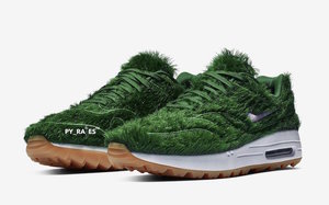 材质有点夸张！这款 Nike Air Max 1 “Grass” 你怎么看？