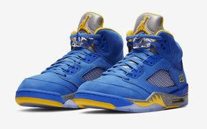 活力十足！Air Jordan 5 Laney “Varsity Royal” 释出官图