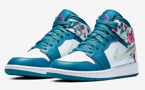 配色有点小清新！满满假日风 Air Jordan 1 Mid 即将来袭