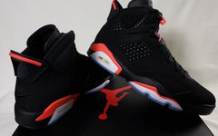 带有3M反光细节！人气配色 Air Jordan 6 Black Infrared 即将回归