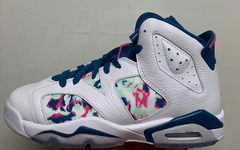 花色迷彩女鞋！Air Jordan 6 GS “Green Abyss” 3月发售