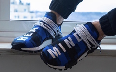 蓝色格子花纹！抢先预览 Billionaire Boys Club x adidas Originals Hu NMD 