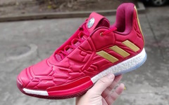 钢铁侠配色！全新 Marvel x adidas Harden Vol.3“钢铁侠” 即将登场