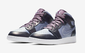 华丽的“金属”感！美炸了的 Air Jordan 1 Mid GS 即将登场