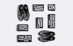 同样是涂鸦风格！全新黑色版本 COMME des GARÇONS x Vans Authentic 登场