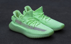 绿意盎然？纯绿 Yeezy 350 V2 更多近景细节曝光