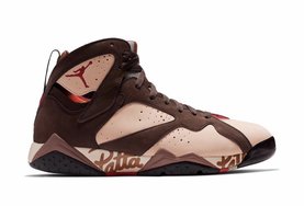 相当有特色！重磅联名 Patta x Air Jordan 7 首次曝光