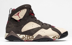 更多细节曝光！Patta x Air Jordan 7 六月登场