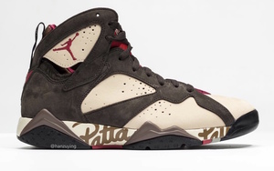 更多细节曝光！Patta x Air Jordan 7 六月登场