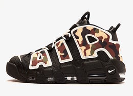 高规格的黑迷彩，Nike Air More Uptempo 全新配色六月发售 