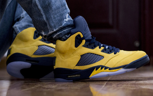 又是限量发售？ Air Jordan 5  SP“Michigan” 八月亮相