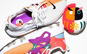 拼接设计有点抢眼！BEAMS x Nike 联名 React Presto “Dharma” 即将登场