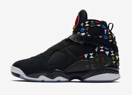 彩色几何图案加持！全新的 Air Jordan 8 “Quai 54” 有点抢眼