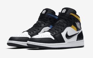 独特又好看的撞色设计！这款 Air Jordan 1 Mid “Quai 54” 不可小觑