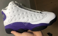 致敬湖人队！全新的 Air Jordan 13“Lakers” 七月亮相