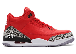 活力满满的大红装扮！全新 Air Jordan 3 “Chicago All-Star” 明年全明星周末登场