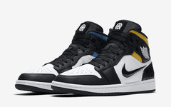 鸳鸯设计+篮球标志！这款 Air Jordan 1 Mid“Quai 54” 着实亮眼