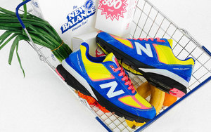 独特又抢眼的配色！size? x New Balance 990v5 联名正式亮相