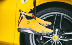 好鞋配好车，Air Jordan 14 Ferrari 上脚美如画