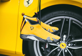 好鞋配好车，Air Jordan 14 Ferrari 上脚美如画