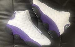 颜值不错的湖人配色！全新的 Air Jordan 13“Lakers” 七月登场