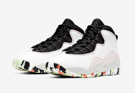 清爽的迷彩大底！这个夏天女生还有一款全新Air Jordan 10选择哦