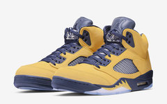 官图释出！Air Jordan 5 密歇根配色本周登场