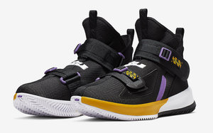 熟悉的紫金配色！Nike LeBron Soldier 13“Lakers” 你觉得怎么样