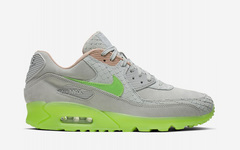 独特的蛇鳞纹理点缀！这双 Air Max 90 颜值不错