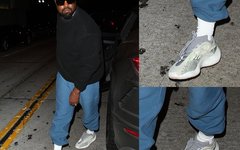 会是 Yeezy 700 V3 ？侃爷上脚全新鞋款，造型有点酷！