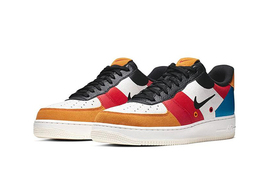 配色、材质通通拼接，这双全新的Air Force 1时尚气质满满