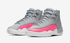 清新的灰粉组合！Air Jordan 12“Racer Pink” 月底发售
