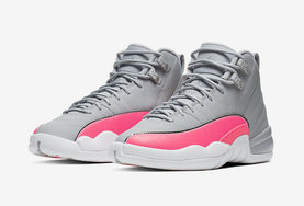 清新的灰粉组合！Air Jordan 12“Racer Pink” 月底发售