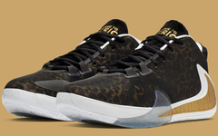 吸睛豹纹元素！超豪华的字母哥 Nike Freak 1 套装明天登场