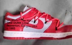 白红版本实物曝光！Off-White x Nike Dunk Low 十月登场