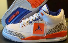 颜值曝光颇为不俗！Air Jordan 3 全新尼克斯配色