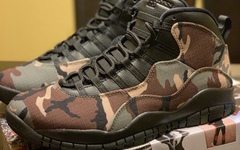 军事风迷彩装扮！这款 Air Jordan 10“Desert Camo” 实物帅炸