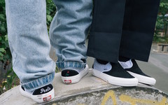 条纹元素+玫瑰标志！Peels x Vans Slip-On 潮流又百搭